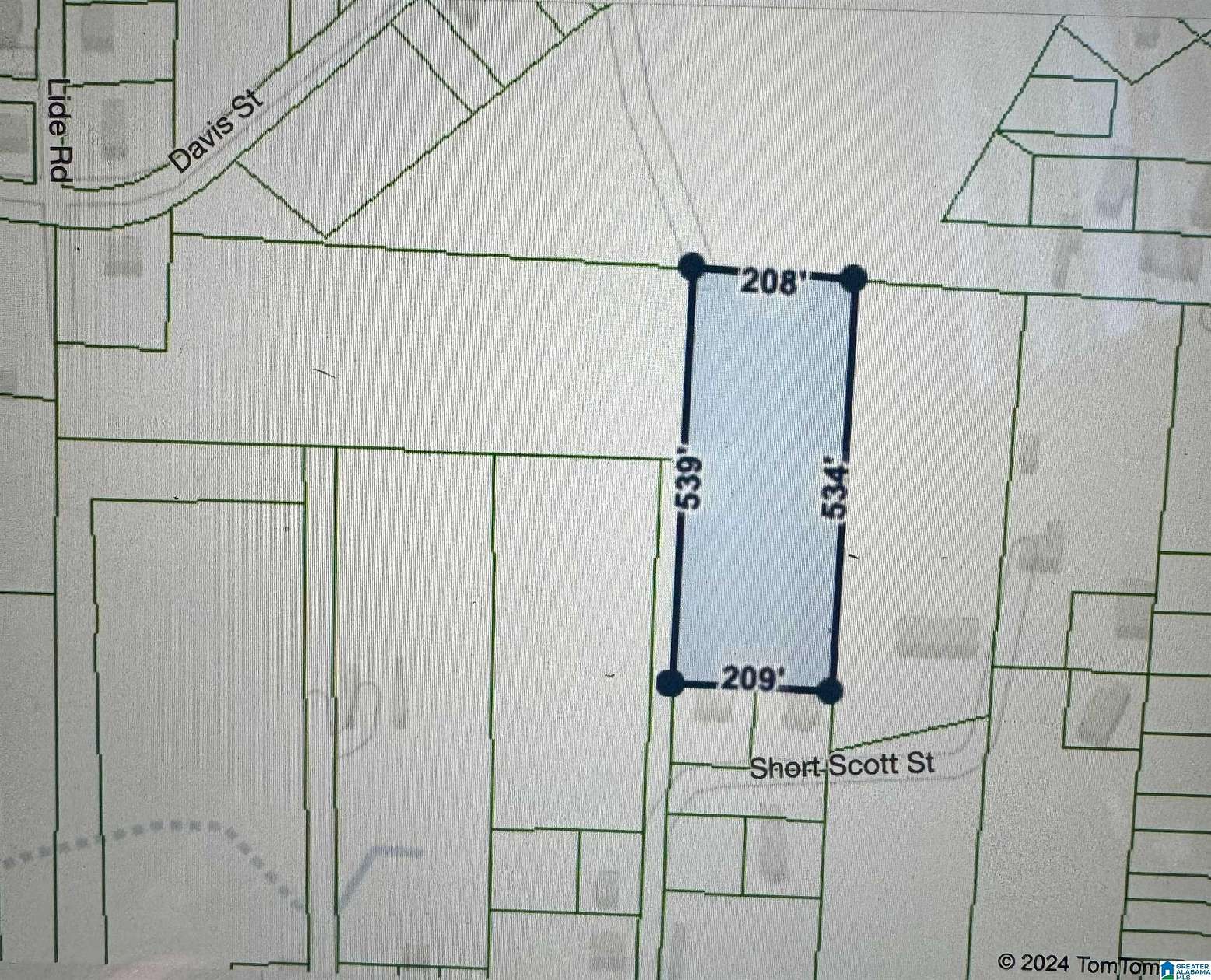 2.6 Acres of Residential Land for Sale in Talladega, Alabama