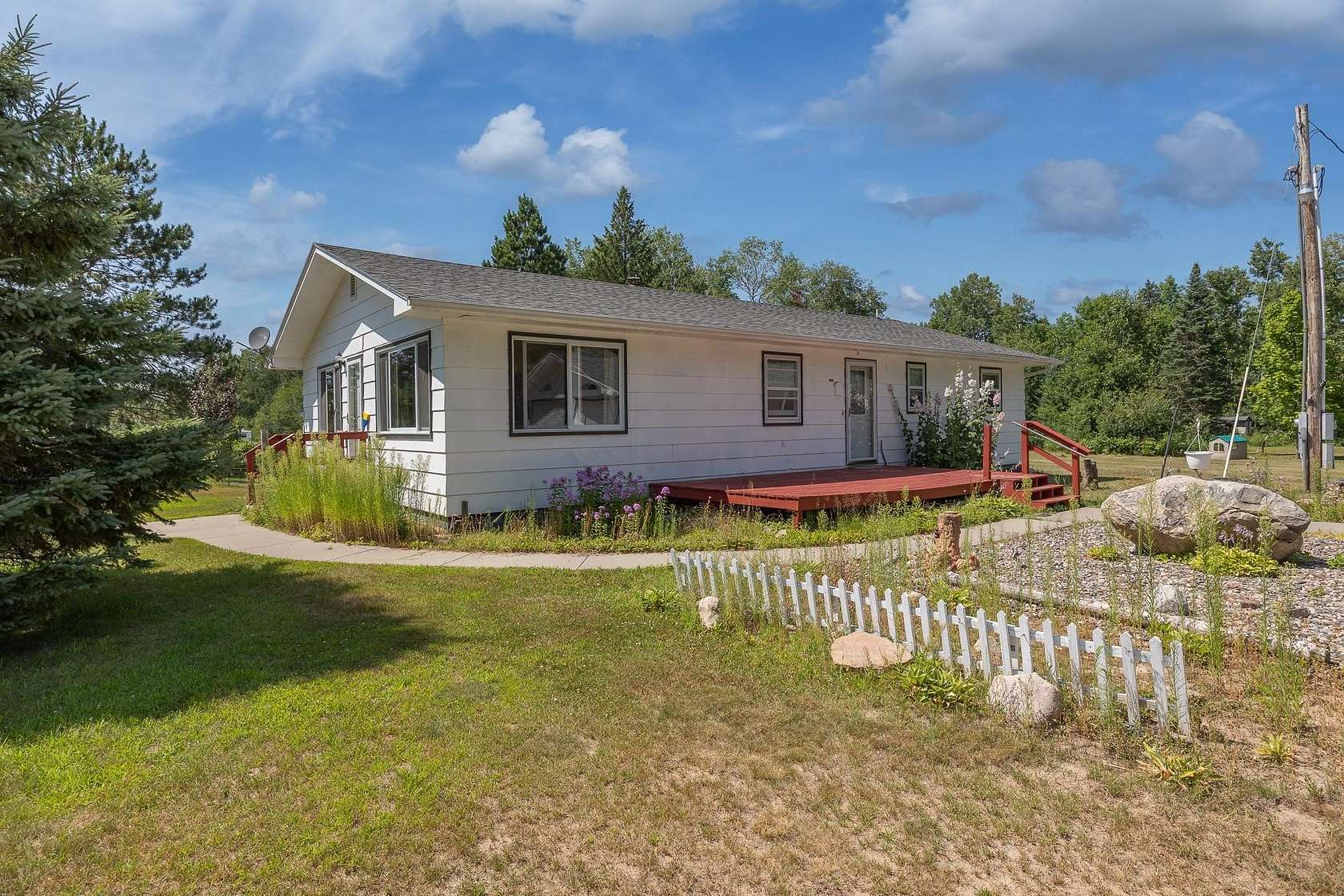 12.5 Acres of Recreational Land with Home for Sale in Longville, Minnesota