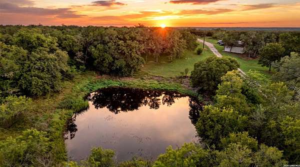 9.2 Acres of Land with Home for Sale in Kingsbury, Texas