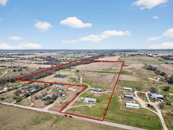 45.7 Acres of Land with Home for Sale in Mabank, Texas