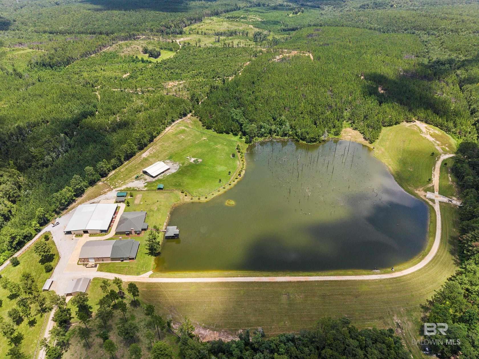 2,426 Acres of Recreational Land with Home for Sale in Millry, Alabama