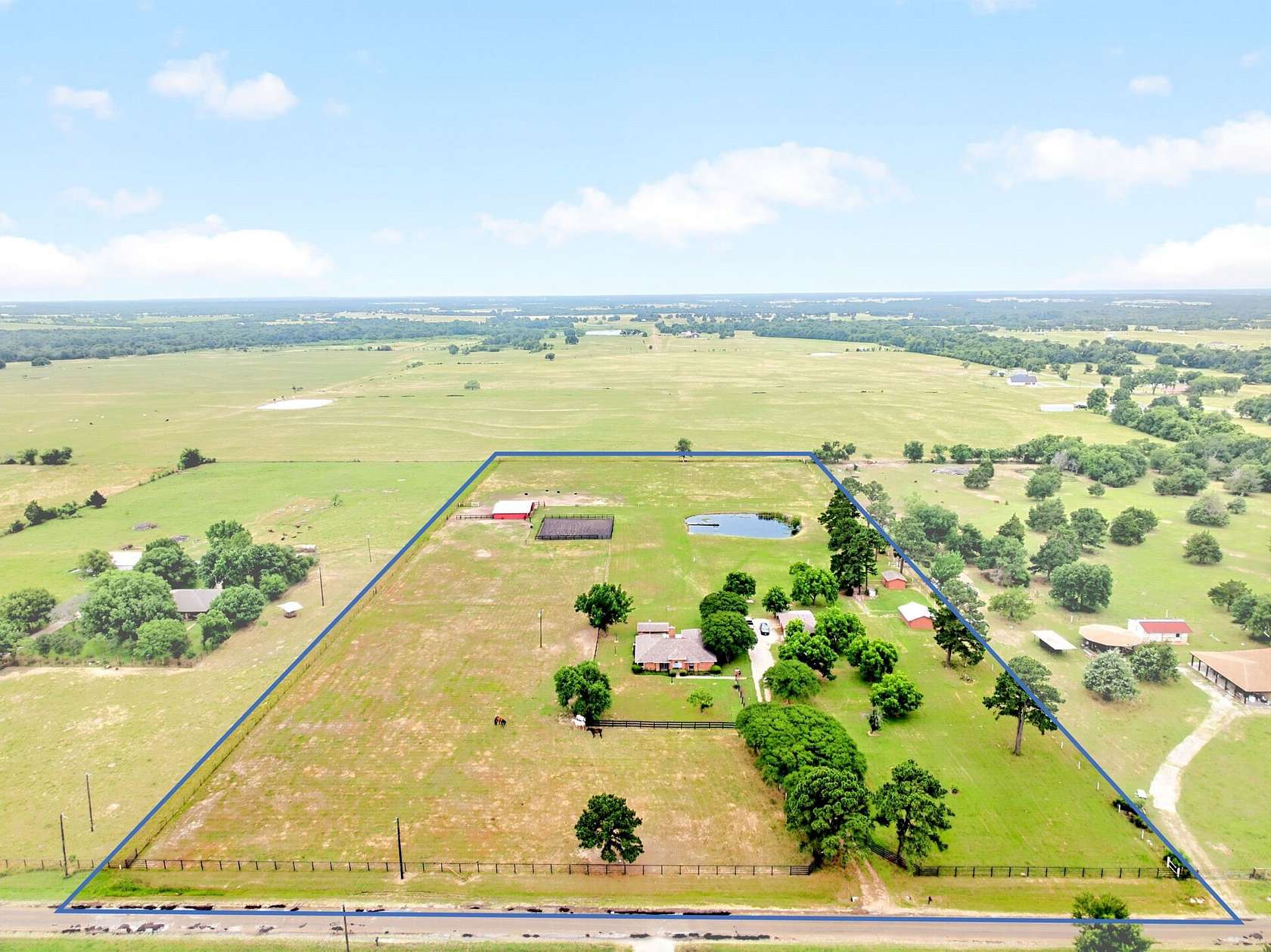 10 Acres of Land with Home for Sale in Wills Point, Texas