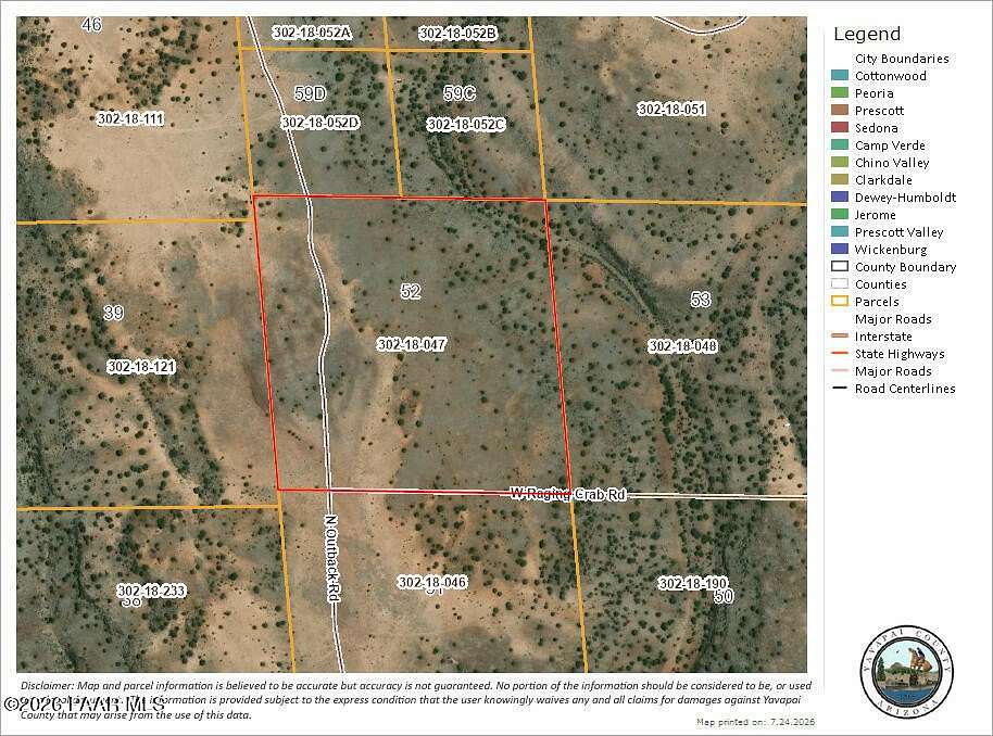 40 Acres of Recreational & Residential Land for Sale in Ash Fork, Arizona
