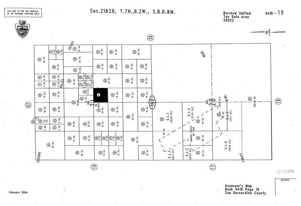 10 Acres of Land for Sale in Barstow, California