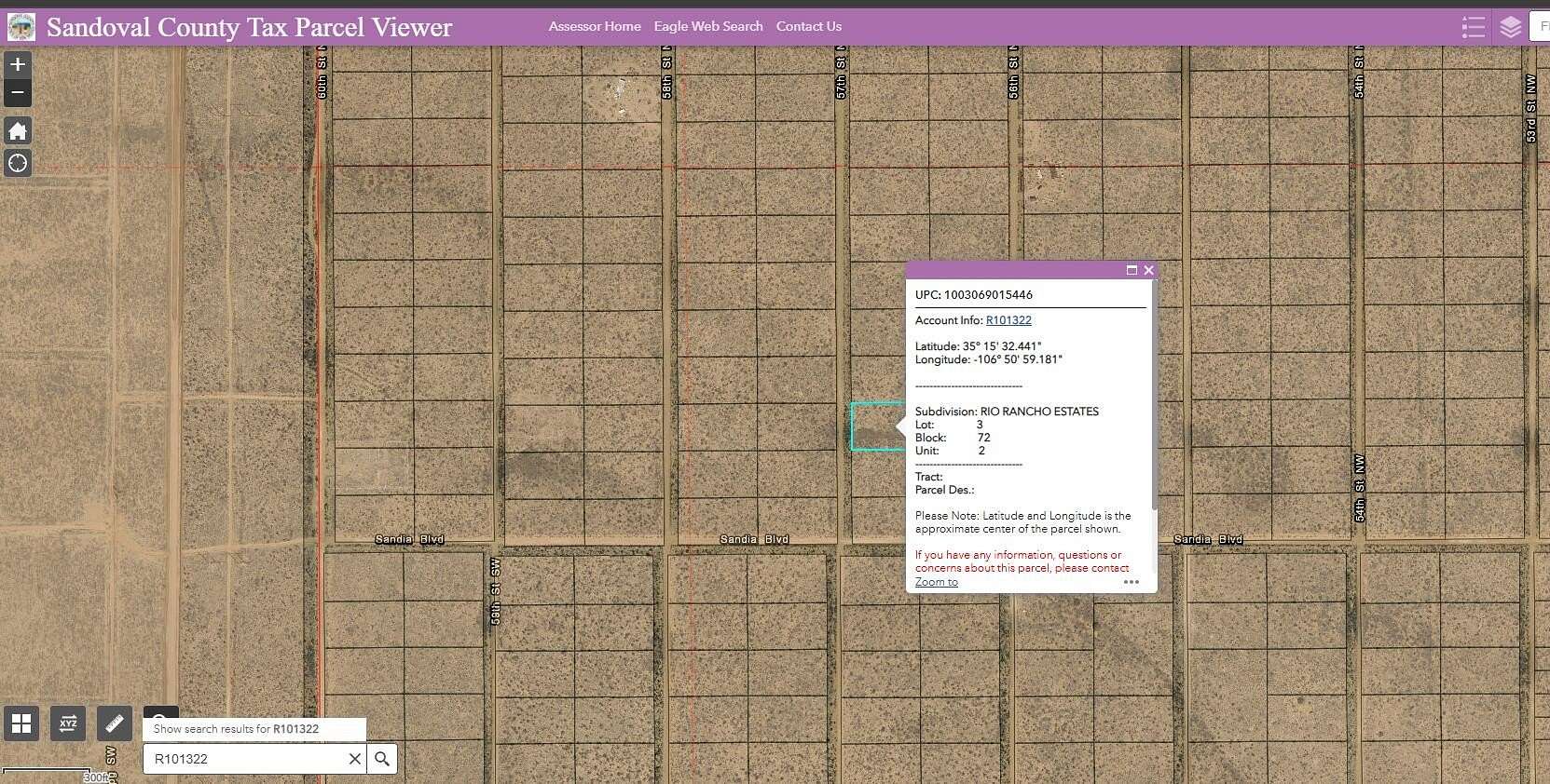 1 Acre of Land for Sale in Rio Rancho, New Mexico