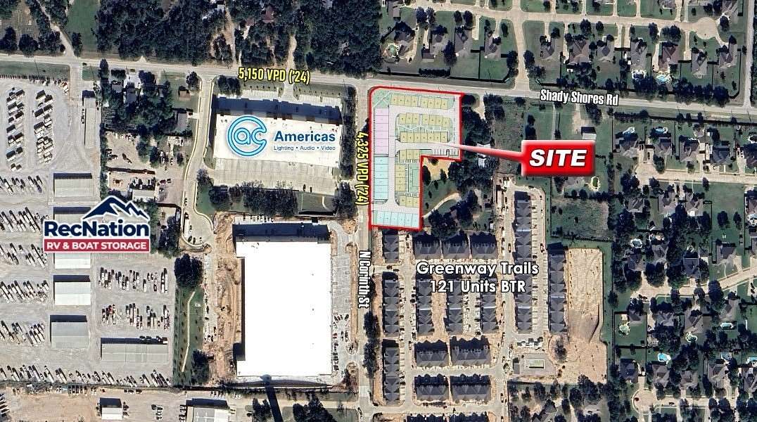 2.16 Acres of Commercial Land for Sale in Corinth, Texas
