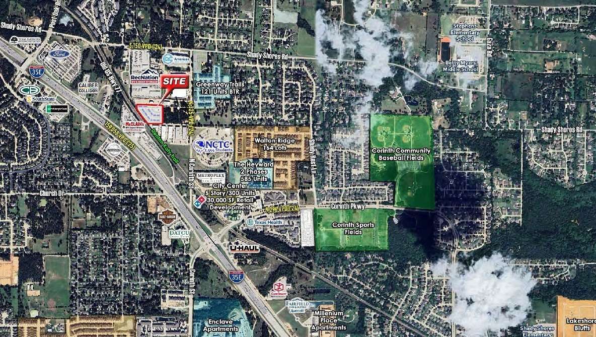 6.37 Acres of Mixed-Use Land for Sale in Corinth, Texas