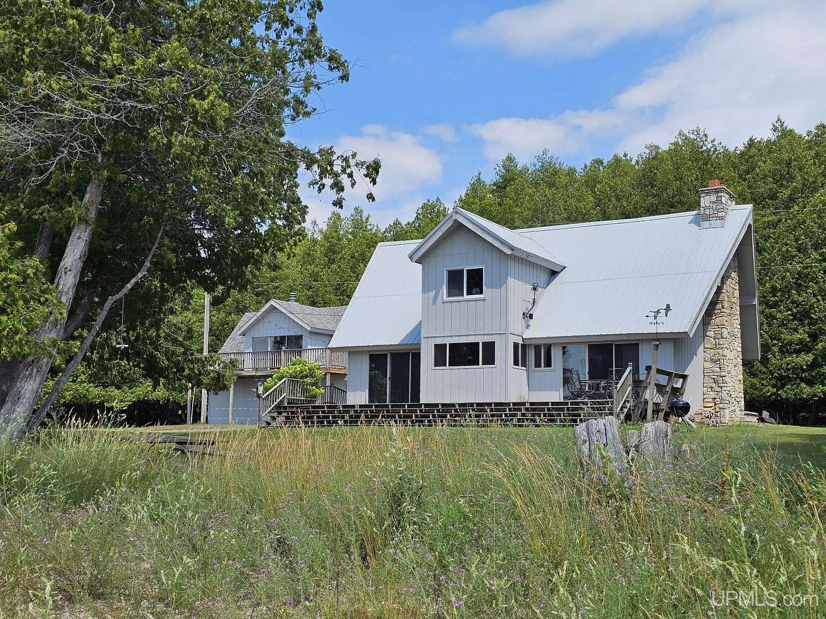 6 Acres of Land with Home for Sale in Garden, Michigan