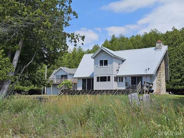 6 Acres of Land with Home for Sale in Garden, Michigan