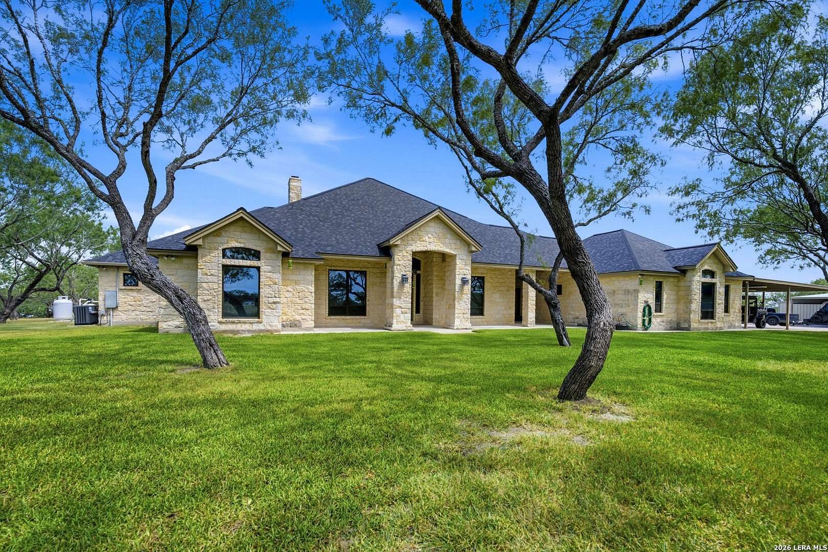 144 Acres of Land with Home for Sale in Falls City, Texas
