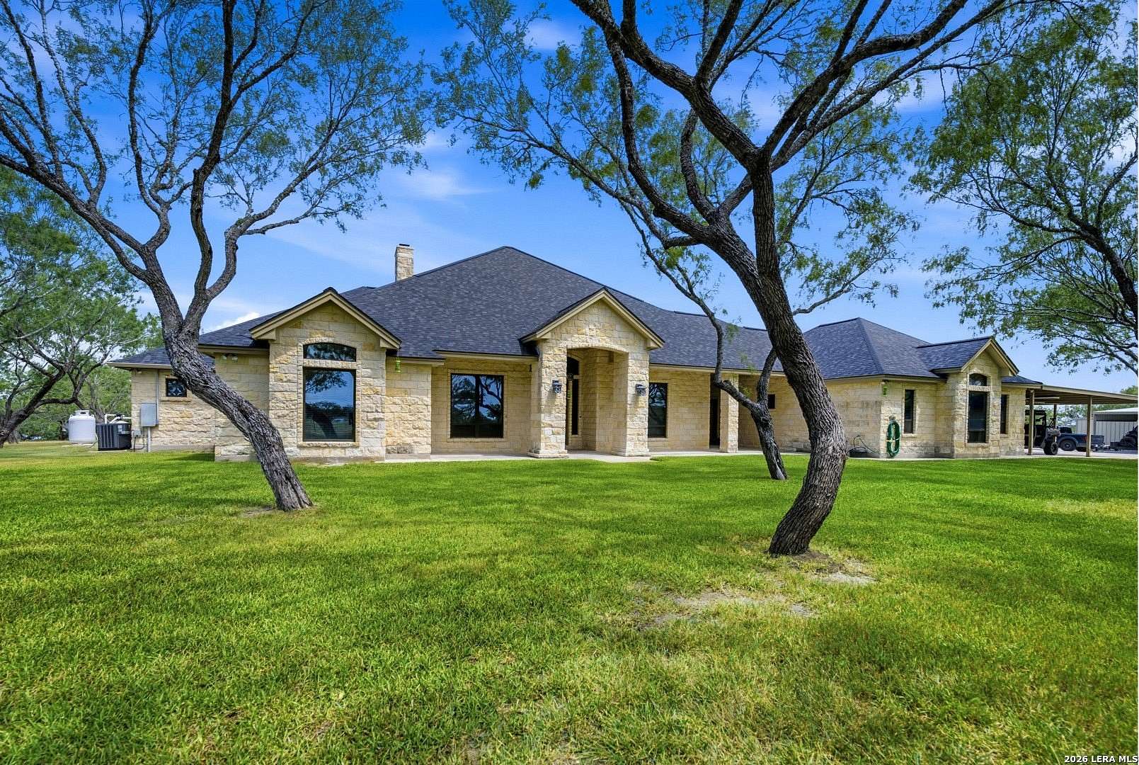 144 Acres of Land with Home for Sale in Falls City, Texas