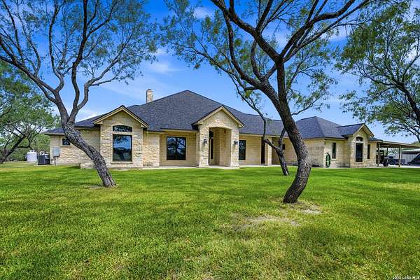 144 Acres of Land with Home for Sale in Falls City, Texas