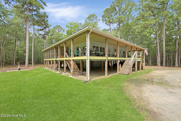 11.5 Acres of Land with Home for Sale in Merritt, North Carolina