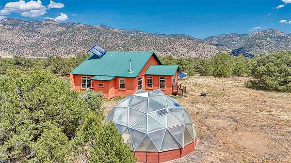 44.8 Acres of Recreational Land with Home for Sale in Coaldale, Colorado