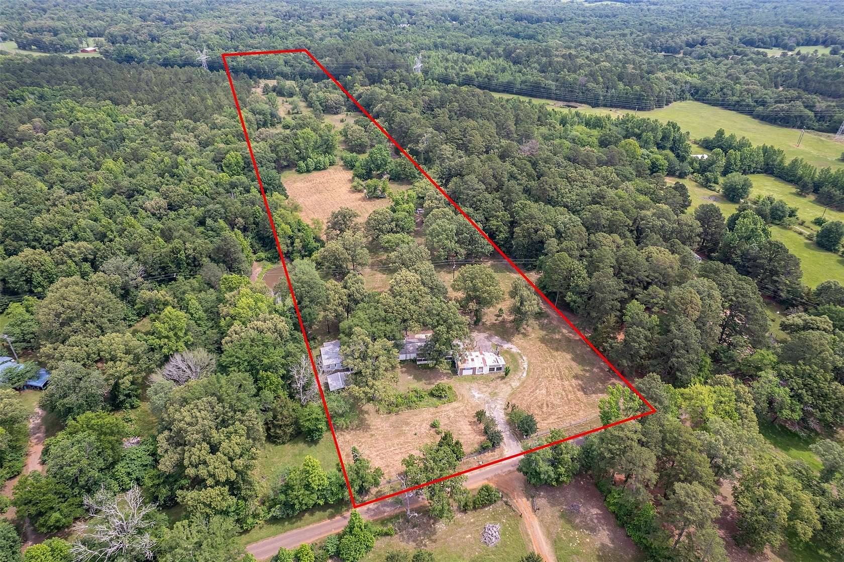 16.6 Acres of Land with Home for Sale in Ben Wheeler, Texas