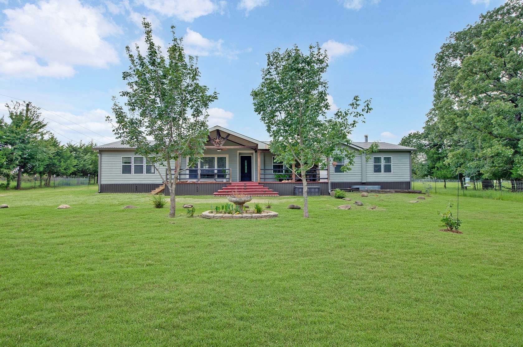 2 Acres of Land with Home for Sale in Honey Grove, Texas