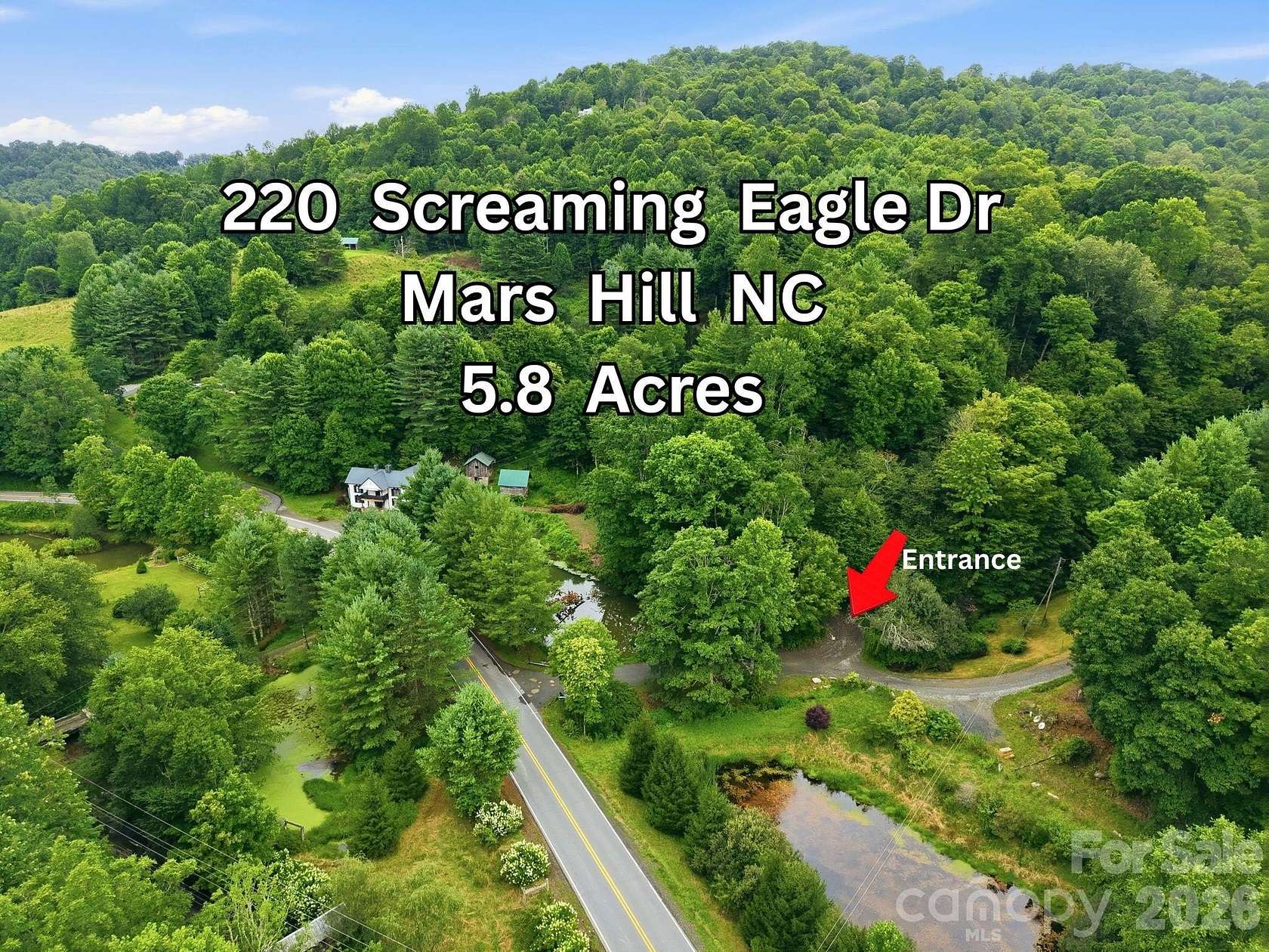 5.8 Acres of Residential Land for Sale in Mars Hill, North Carolina