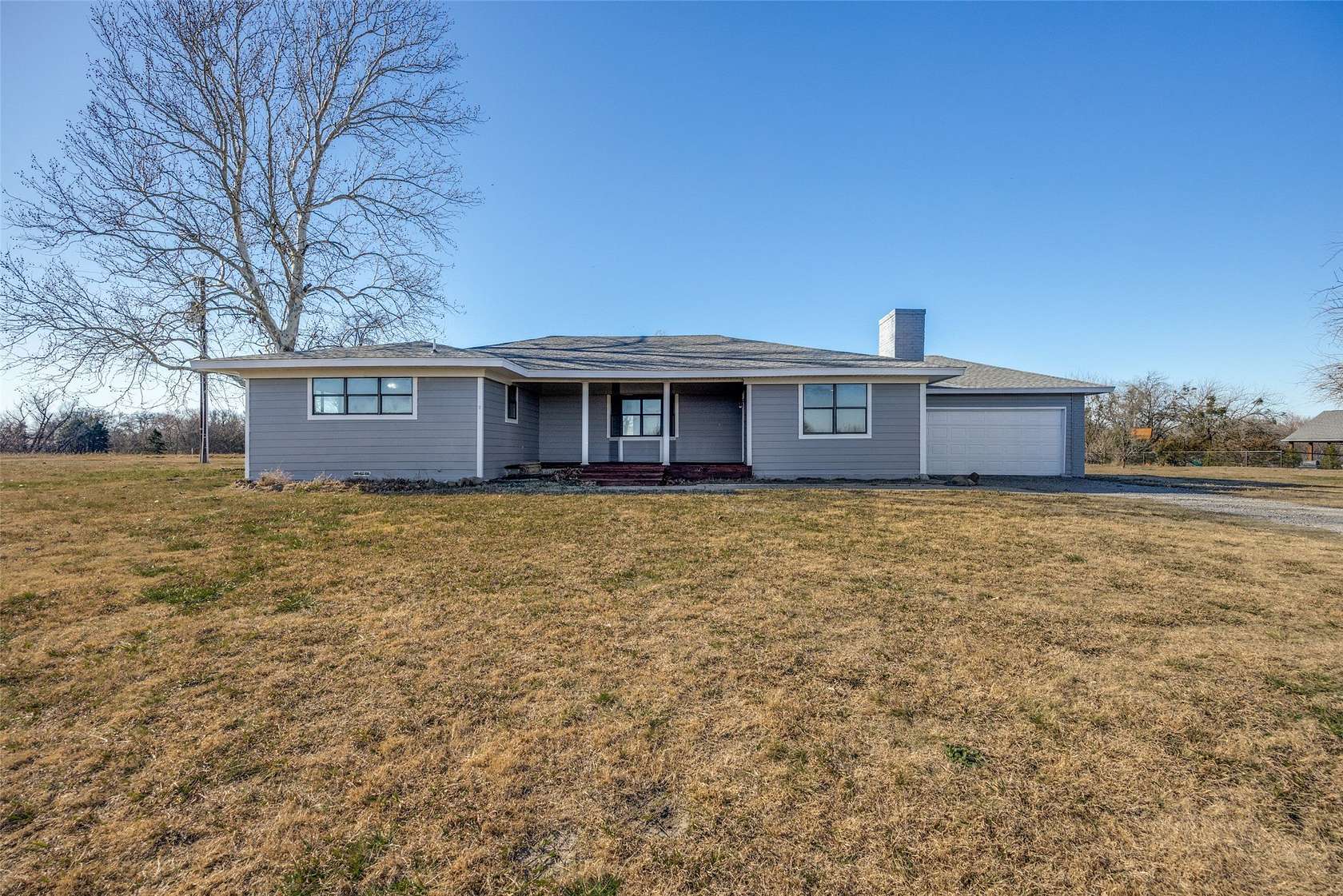 7.19 Acres of Land with Home for Lease in Bonham, Texas