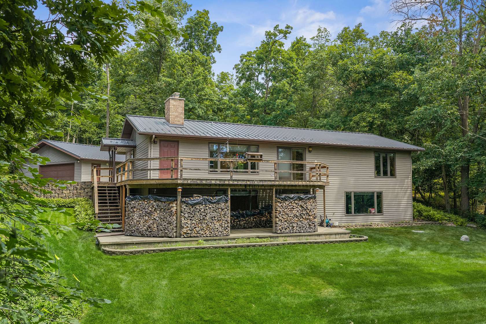 36.3 Acres of Recreational Land with Home for Sale in Portage, Wisconsin