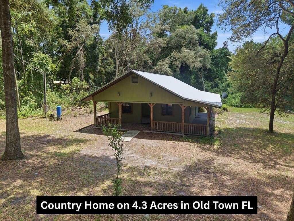 4.28 Acres of Land with Home for Sale in Old Town, Florida