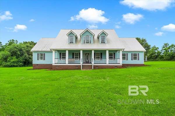 5 Acres of Land with Home for Sale in Summerdale, Alabama