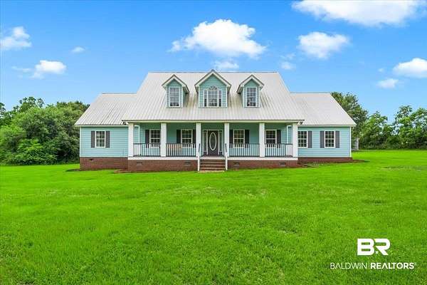 5 Acres of Land with Home for Sale in Summerdale, Alabama