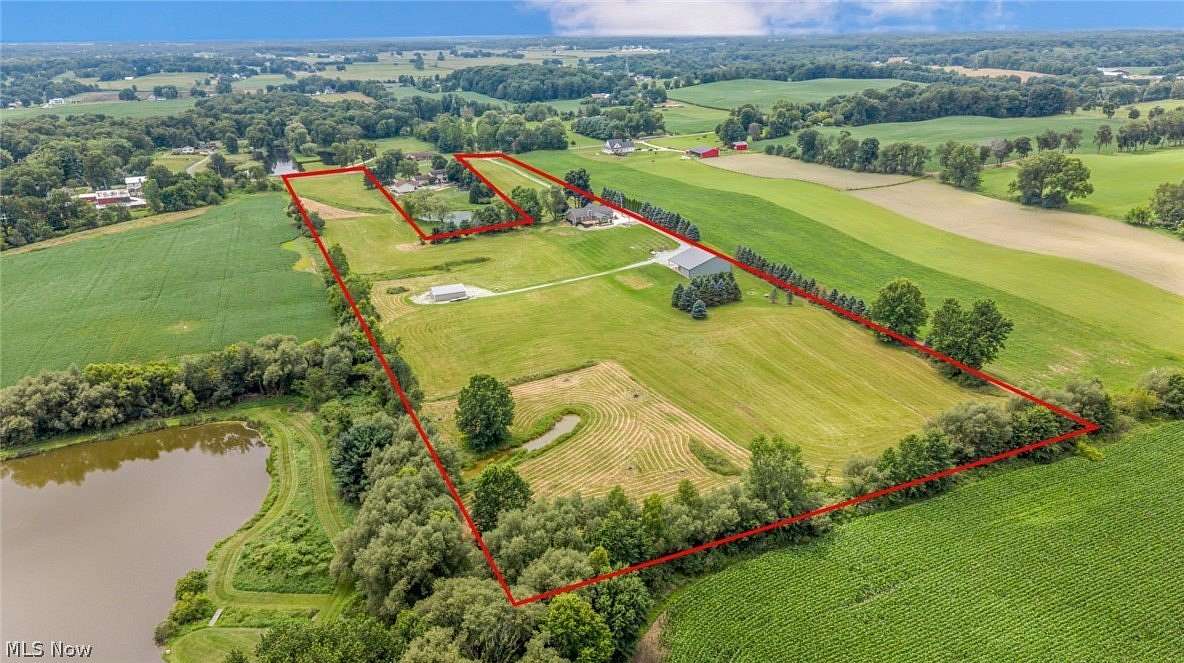 16 Acres of Land with Home for Sale in Randolph, Ohio