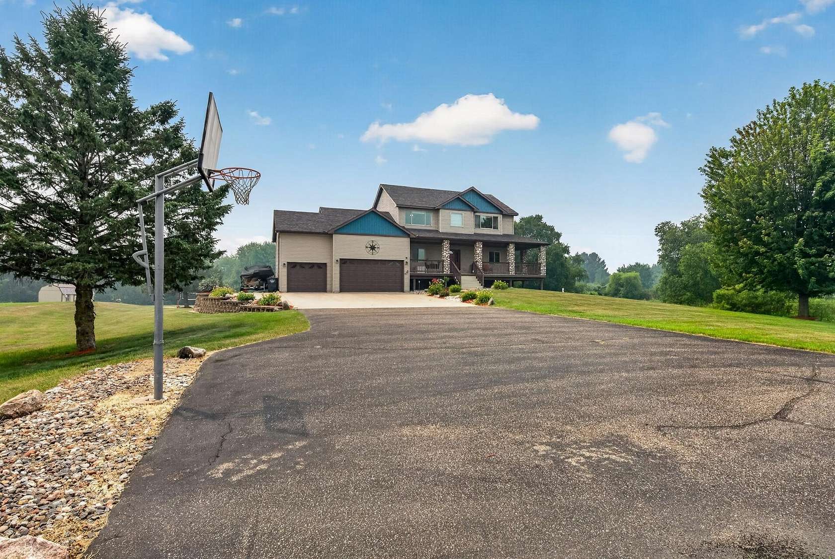 5.37 Acres of Land with Home for Sale in Wyoming, Minnesota