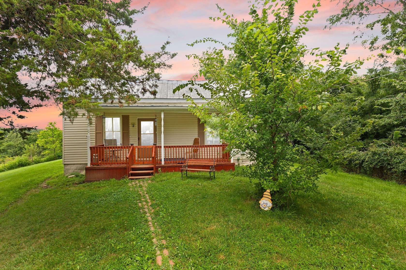 33.3 Acres of Land with Home for Sale in Sadieville, Kentucky