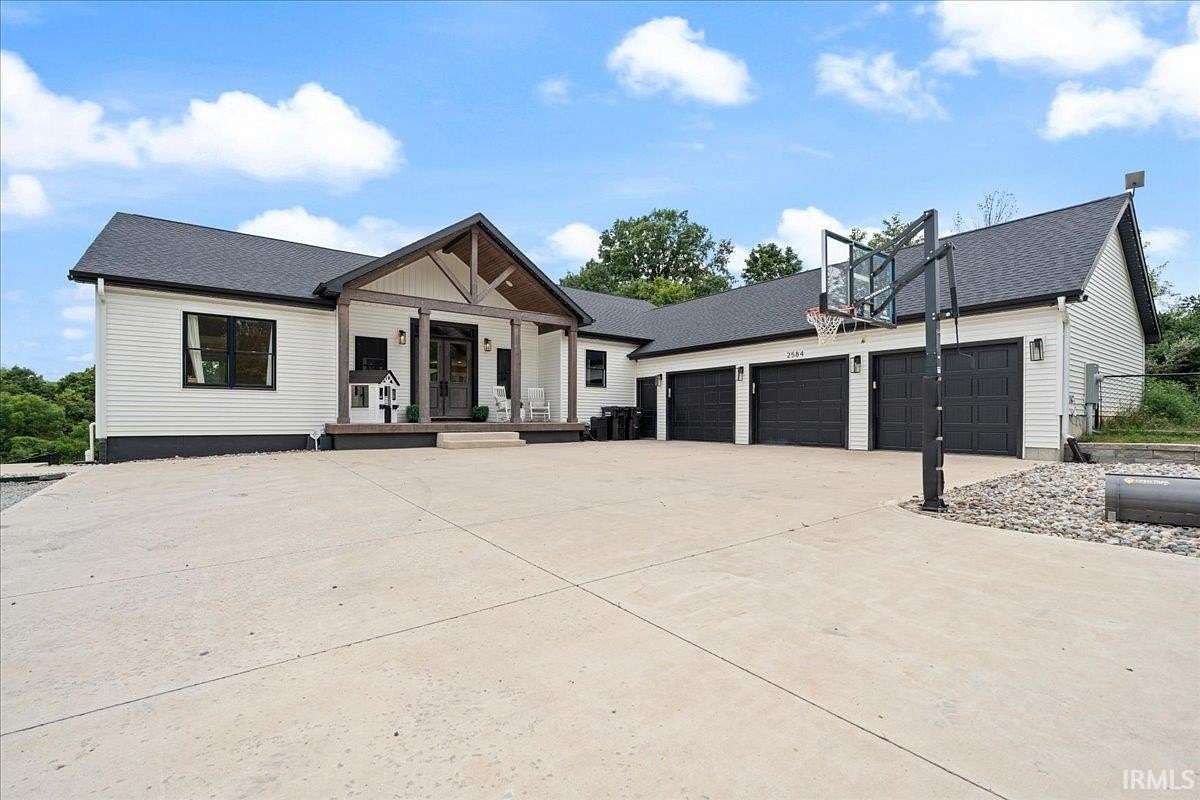 3.8 Acres of Land with Home for Sale in Columbia City, Indiana