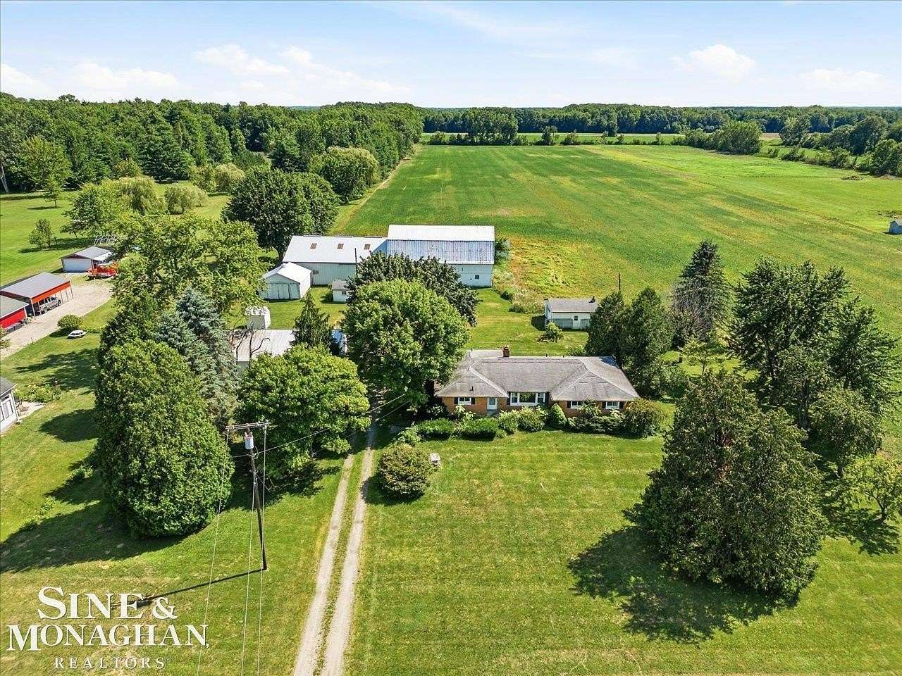 17.8 Acres of Land with Home for Sale in East China Township, Michigan