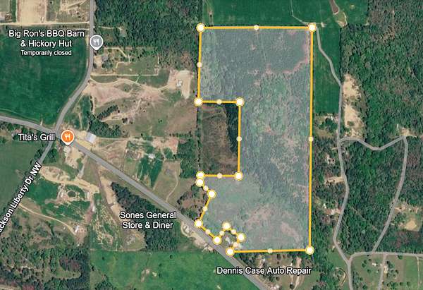 70 Acres of Land for Sale in Brookhaven, Mississippi