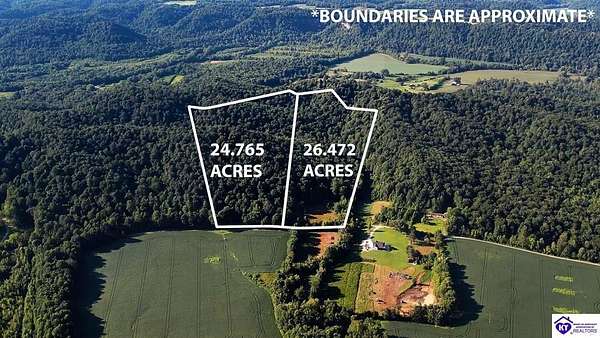 51.2 Acres of Recreational & Residential Land for Sale in Howardstown, Kentucky