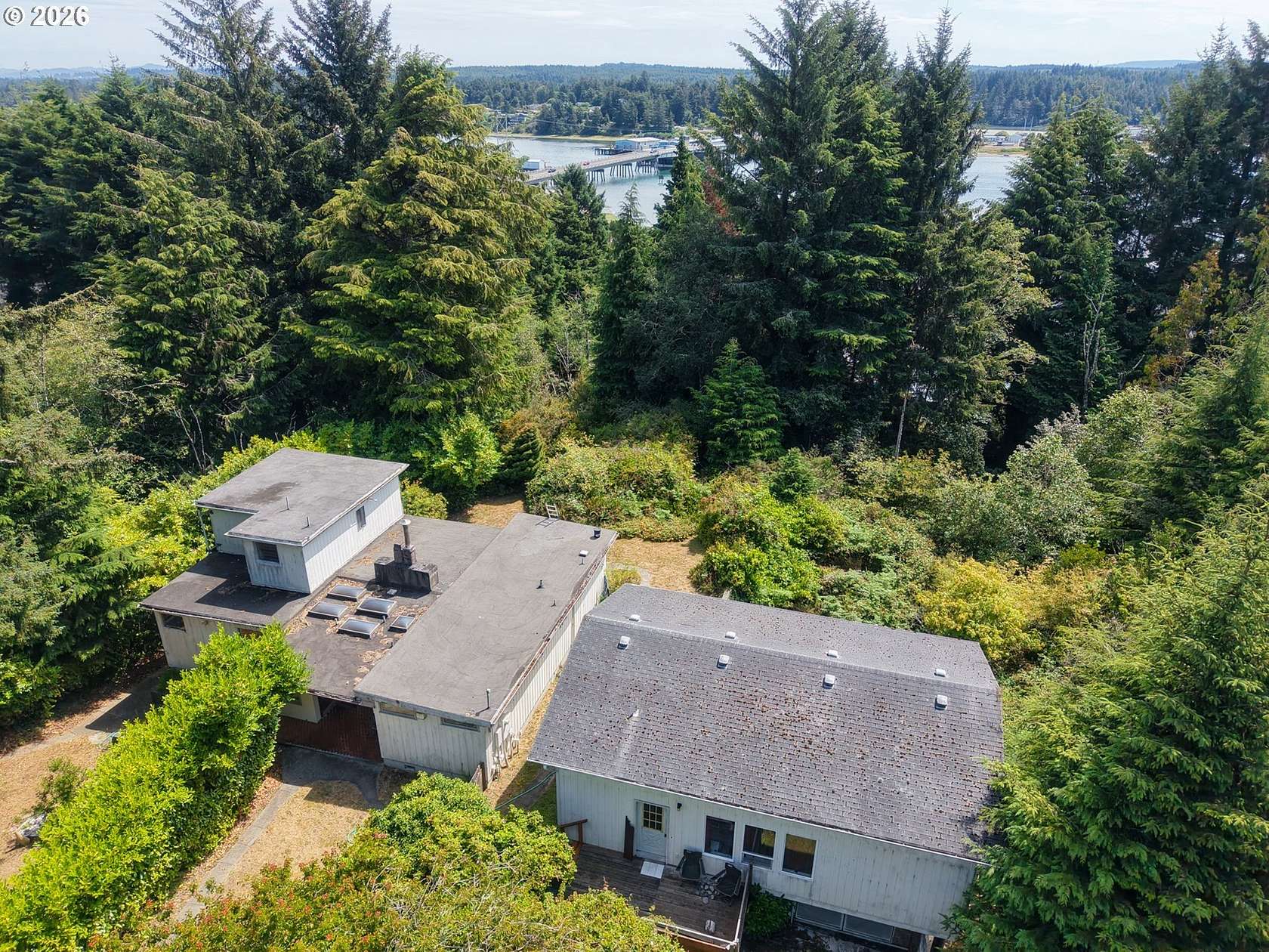 2.55 Acres of Land with Home for Sale in Coos Bay, Oregon