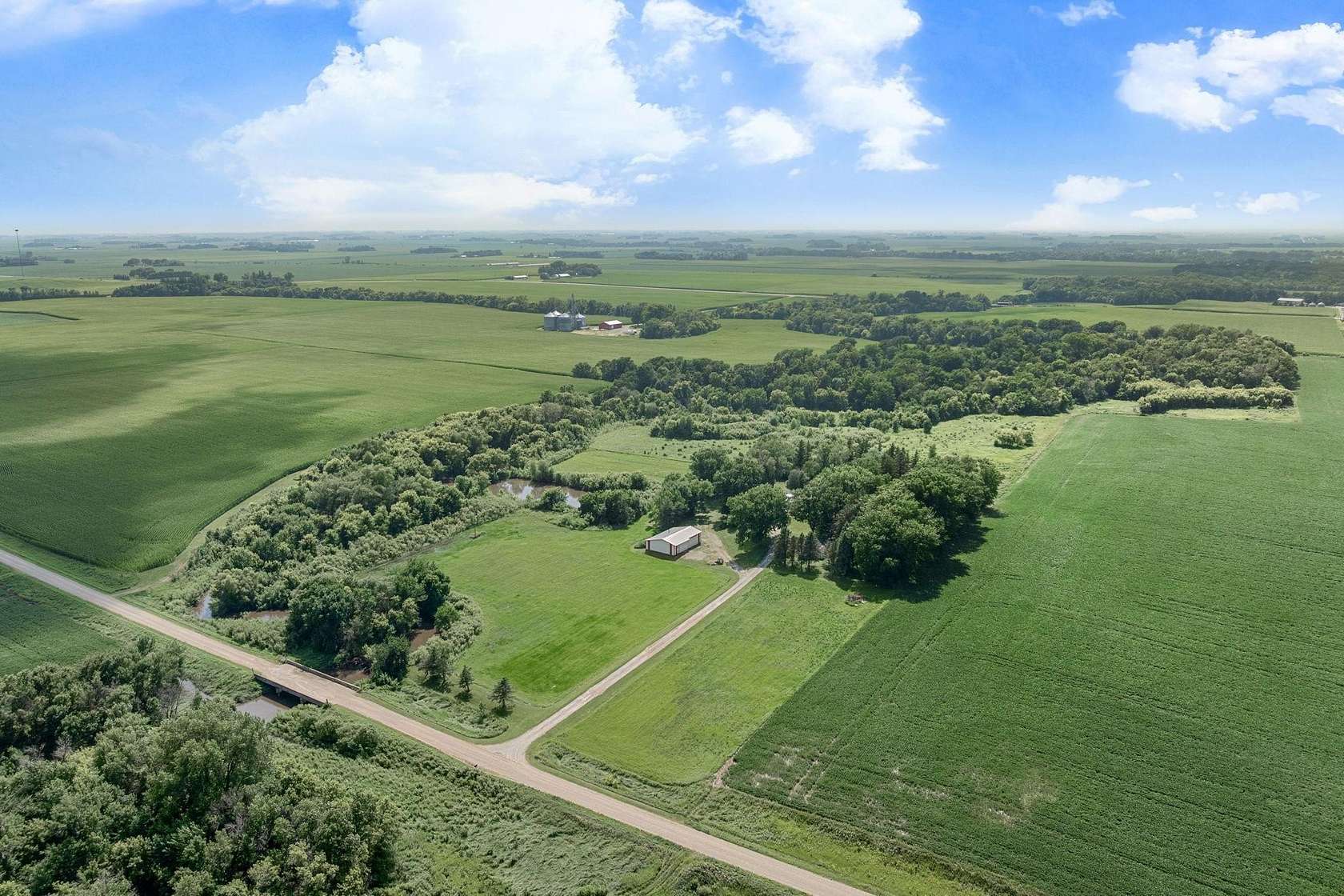 12.5 Acres of Land with Home for Sale in New Richland, Minnesota
