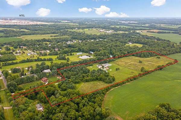 22.4 Acres of Recreational Land with Home for Sale in Johnstown, Ohio