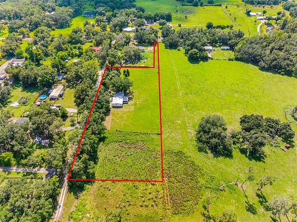 2.33 Acres of Land with Home for Sale in Plant City, Florida
