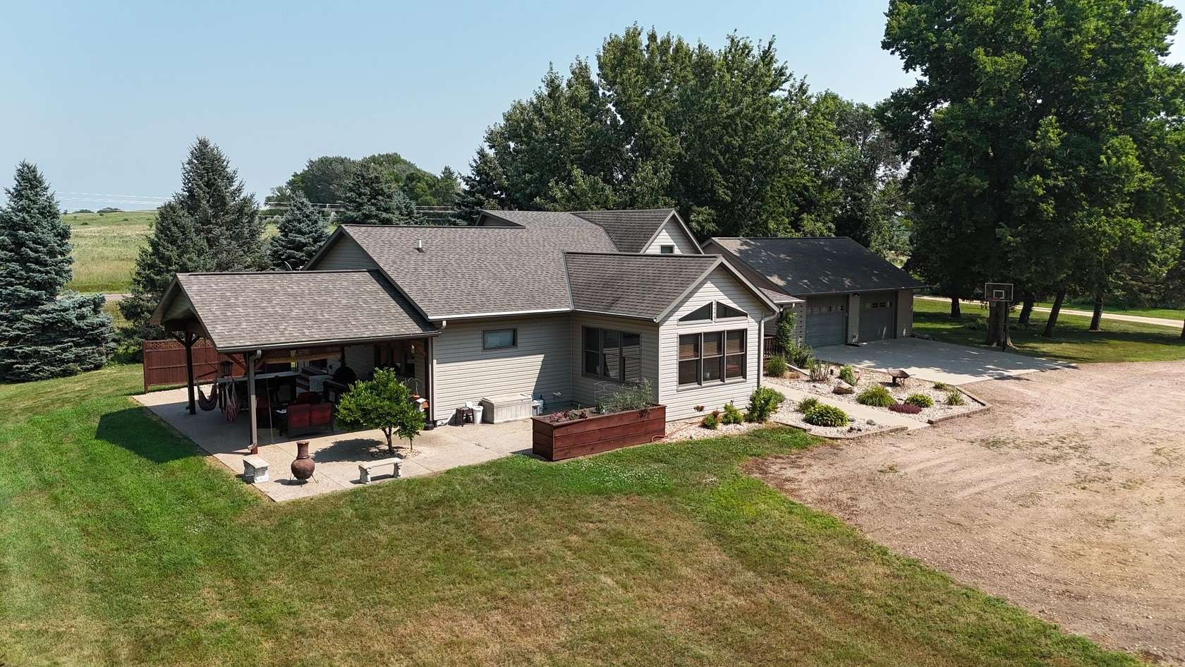 5.35 Acres of Land with Home for Sale in Windom, Minnesota