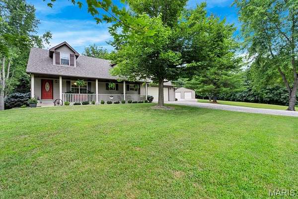 11.2 Acres of Land with Home for Sale in Red Bud, Illinois