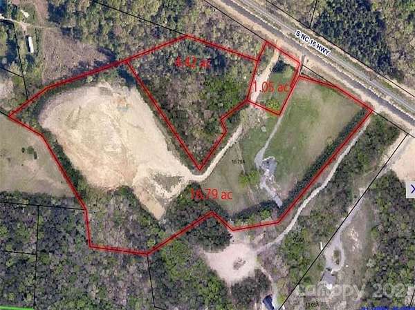 22.3 Acres of Mixed-Use Land for Sale in Maiden, North Carolina