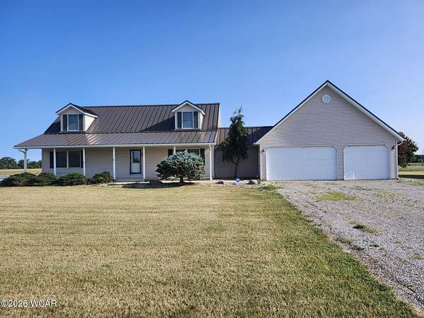 6 Acres of Land with Home for Sale in Paulding, Ohio