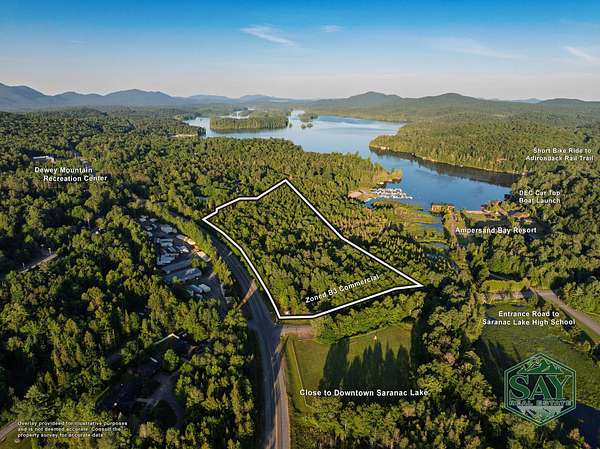 12.8 Acres of Recreational & Residential Land for Sale in Saranac Lake, New York