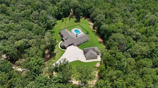 80 Acres of Land with Home for Sale in Northport, Alabama