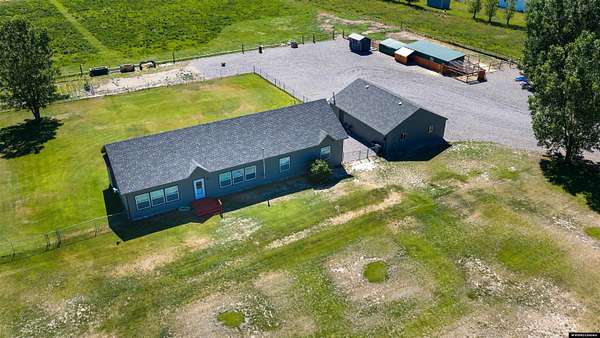 5.45 Acres of Land with Home for Sale in Riverton, Wyoming