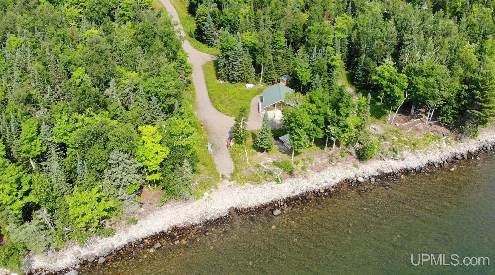 20.7 Acres of Recreational Land with Home for Sale in L'Anse, Michigan