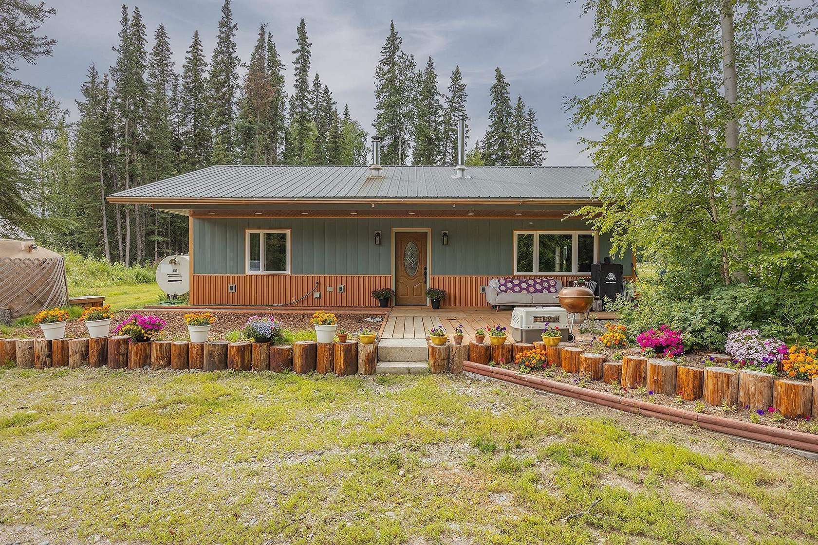 12.9 Acres of Recreational Land with Home for Sale in Salcha, Alaska