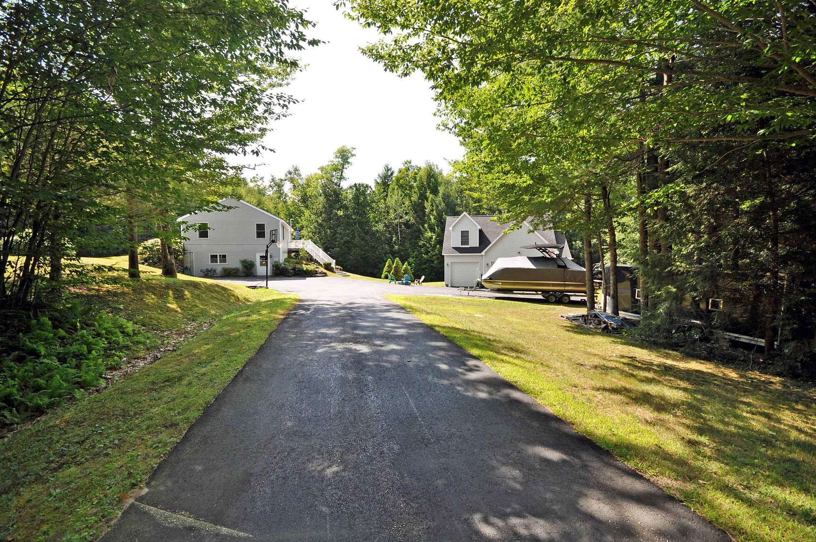 5.67 Acres of Land with Home for Sale in Bridgewater, New Hampshire