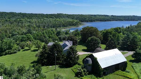 29 Acres of Land with Home for Sale in Northport, Michigan
