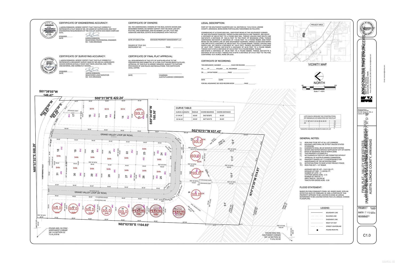 0.28 Acres of Residential Land for Sale in Austin, Arkansas