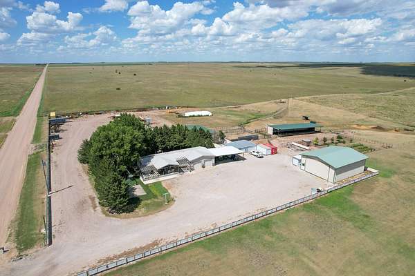 60 Acres of Land with Home for Sale in Ingalls, Kansas